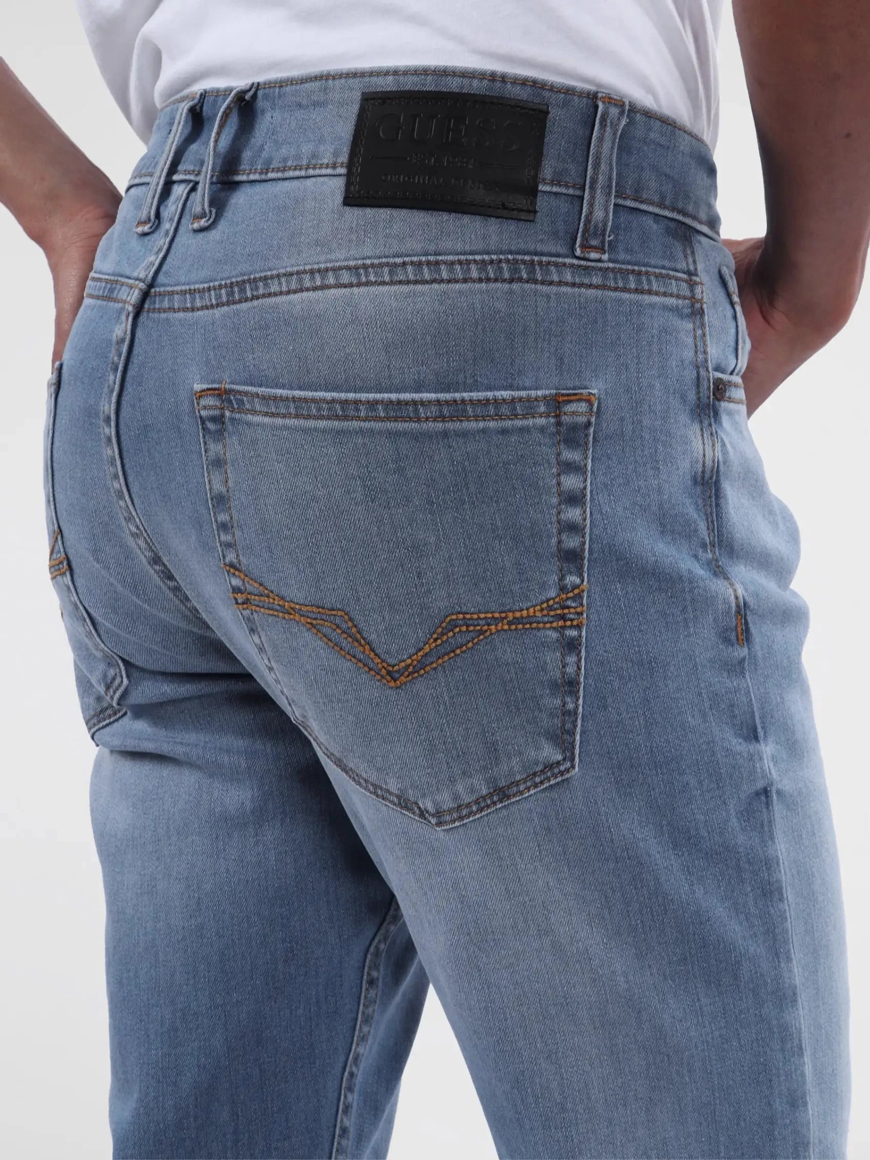 Guess Mens Slim Taper Jeans Jackson Wash | Guess
