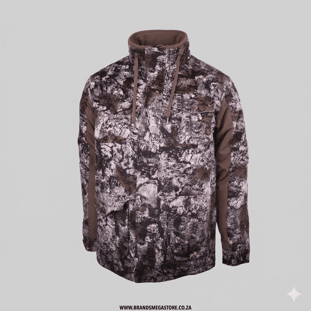 Wildebees Mens Padded Bush Long Jacket Bark | Wildebees