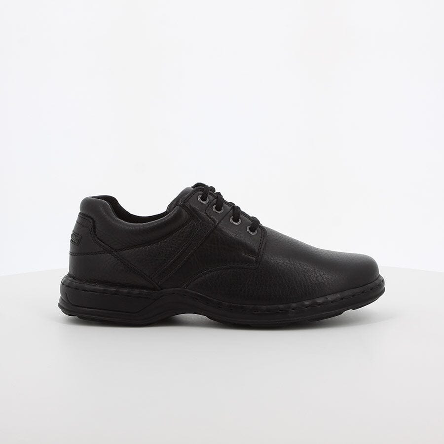 Hush Puppies Mens Bennett Leather Black | Hush Puppies