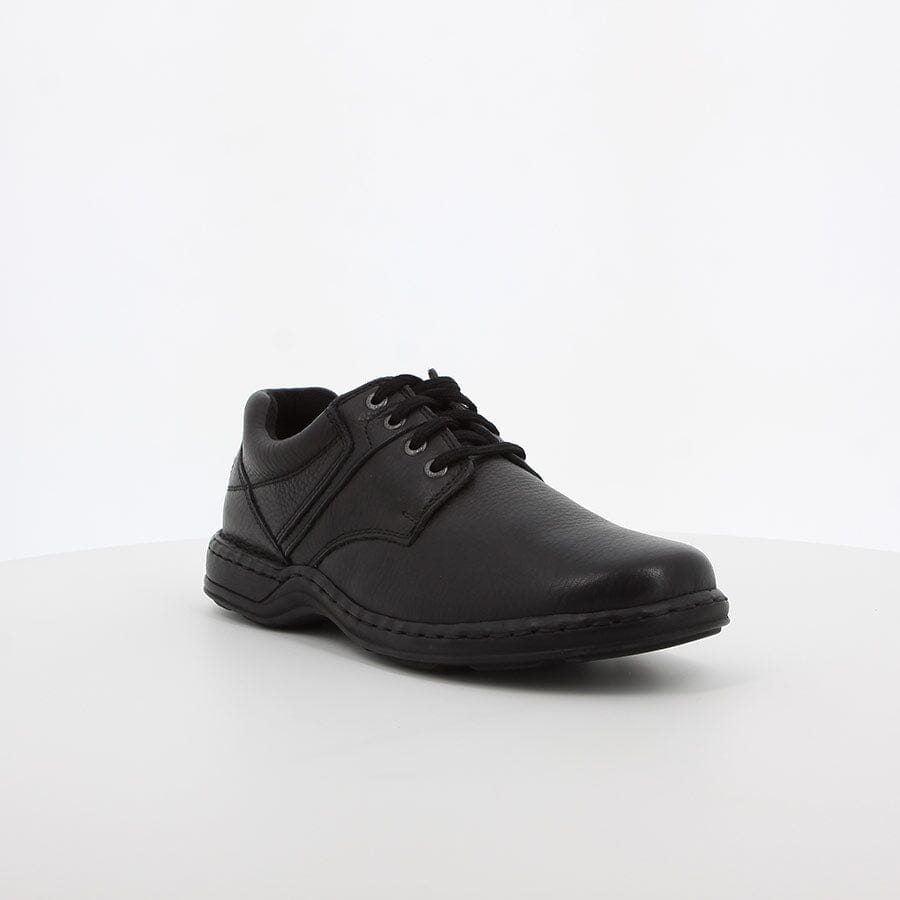 Hush Puppies Mens Bennett Leather Black | Hush Puppies