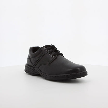 Hush Puppies Mens Bennett Leather Black | Hush Puppies