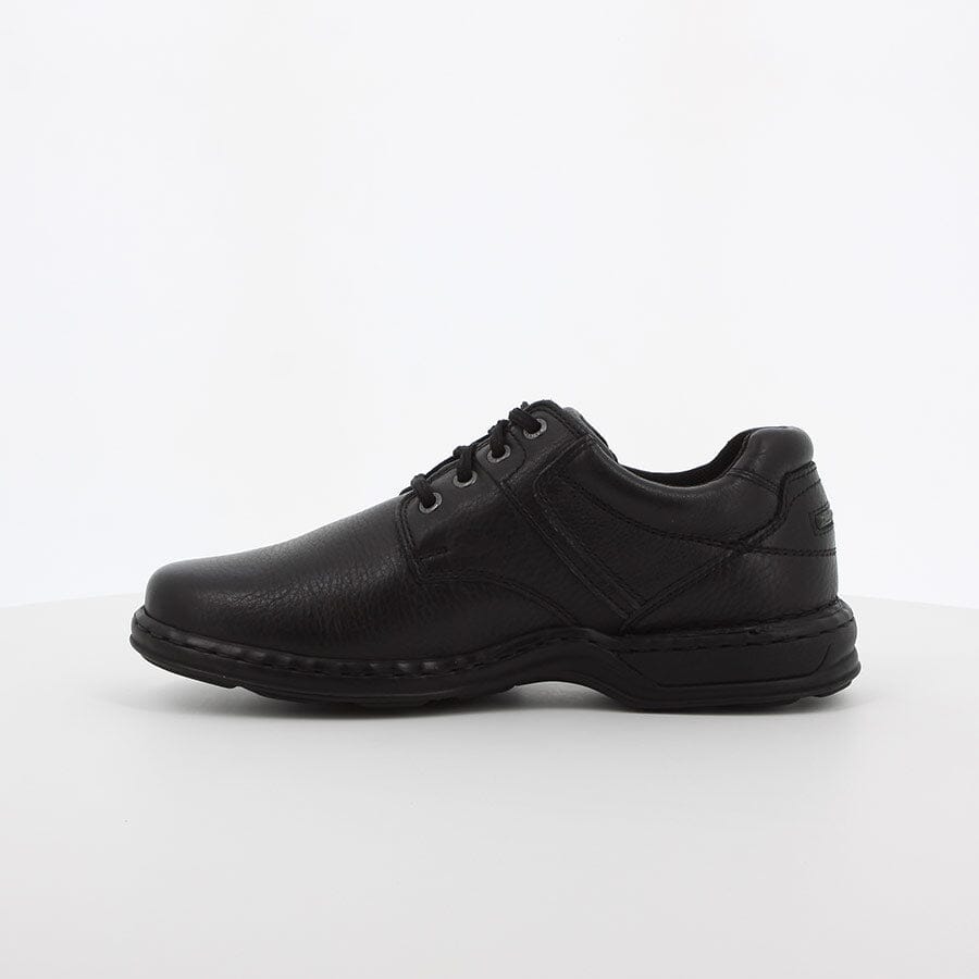 Hush Puppies Mens Bennett Leather Black | Hush Puppies