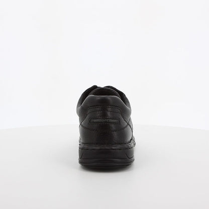 Hush Puppies Mens Bennett Leather Black | Hush Puppies
