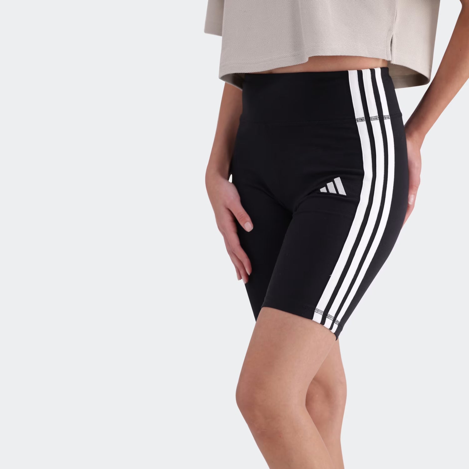 Adidas Womens 3S Sj Bike Shorts Black | Adidas