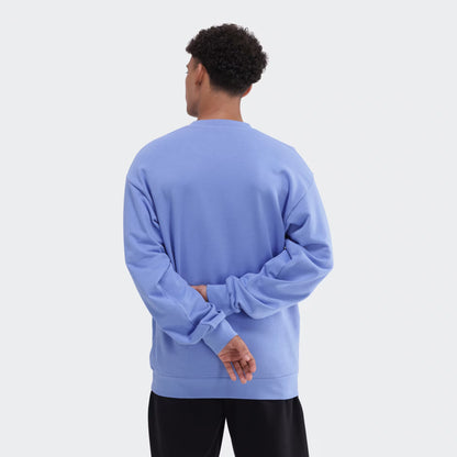 Adidas Mens Lin Fl Crew Sweater Blue | Adidas