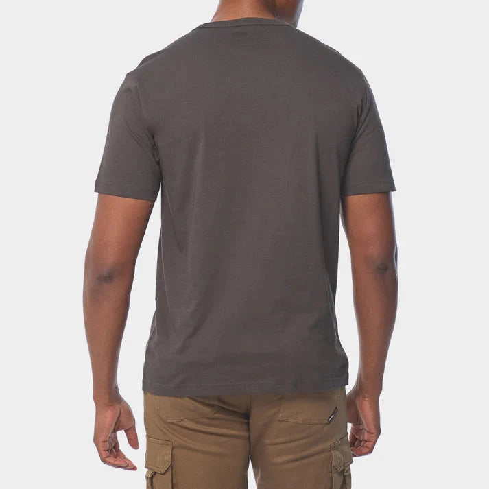 Jeep Mens Applique Short Sleeve Tee Grey | Jeep