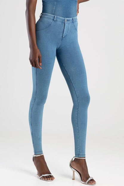 Sissy Boy Womens Joey Axel Knit Jegging Prussian Blue | Sissy Boy
