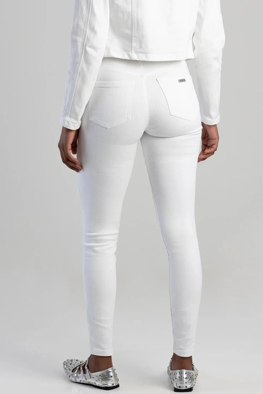 Sissy Boy Mid Waist Skinny Jean White | Sissy Boy