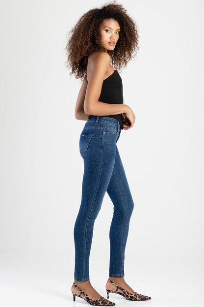 Sissy Boy Womens Mid Waist Skinny Jean Med Vintage | Sissy Boy