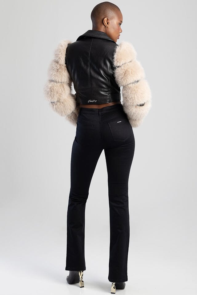 Sissy Boy Mid Waist Bootleg Jean Black | Sissy Boy