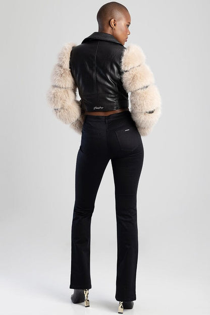 Sissy Boy Mid Waist Bootleg Jean Black | Sissy Boy