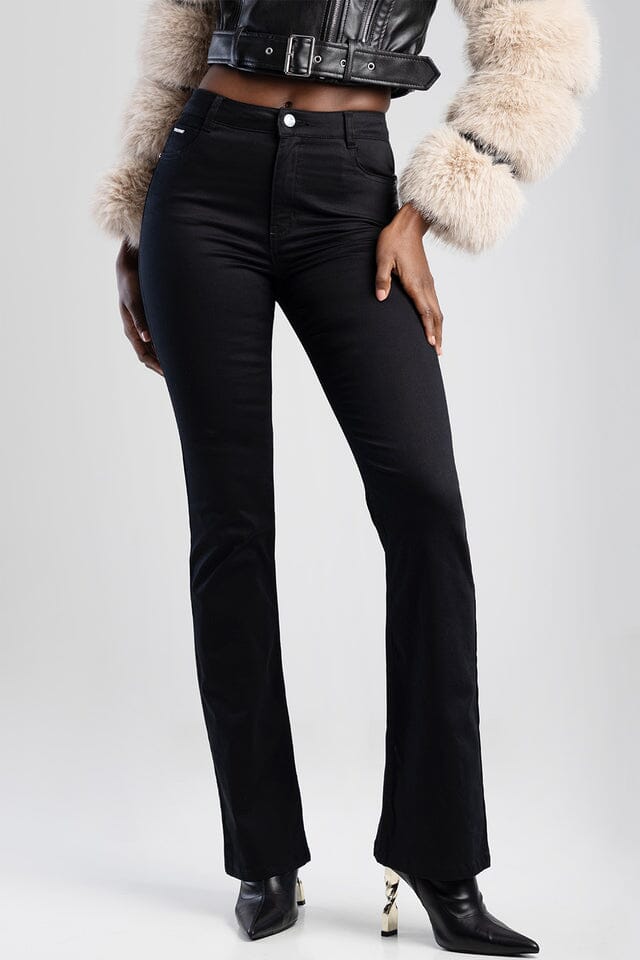 Sissy Boy Mid Waist Bootleg Jean Black | Sissy Boy