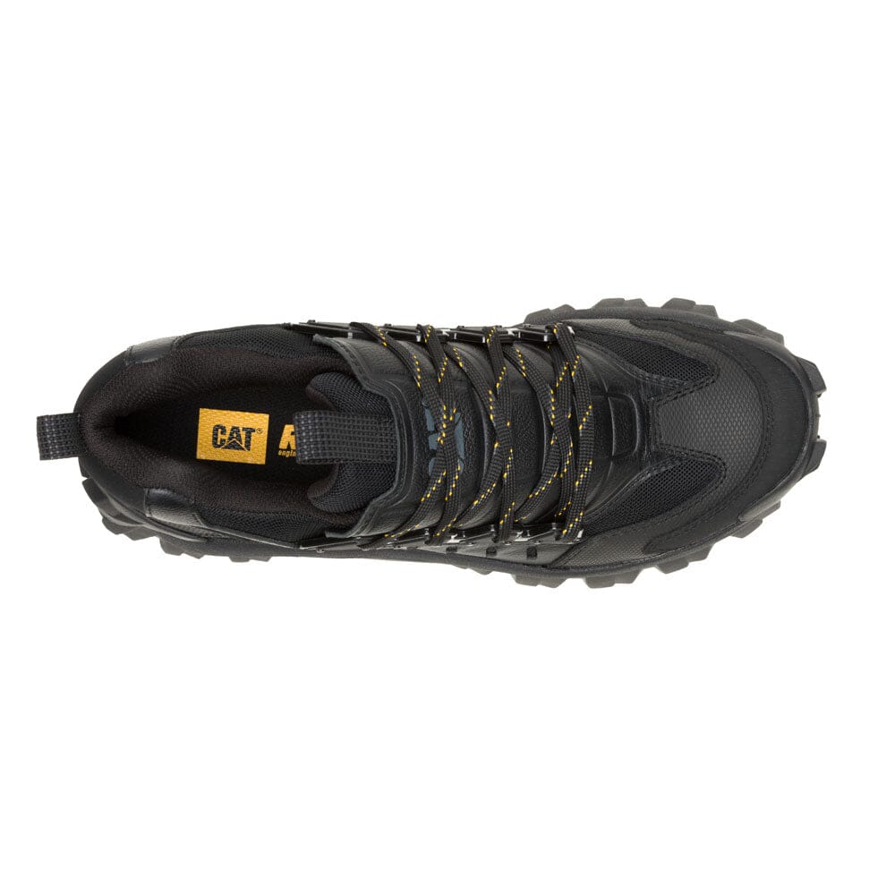Caterpillar Mens Intruder Met Shoe Black Black | Caterpillar
