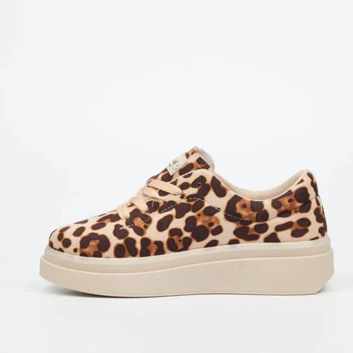 Miss Black Womens Pilot 1 Sneaker Leopard | Miss Black