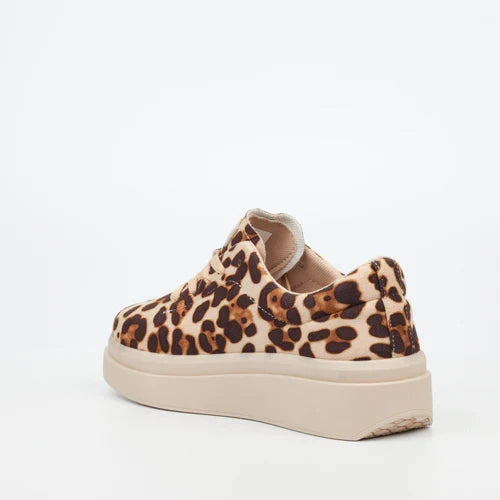 Miss Black Womens Pilot 1 Sneaker Leopard | Miss Black