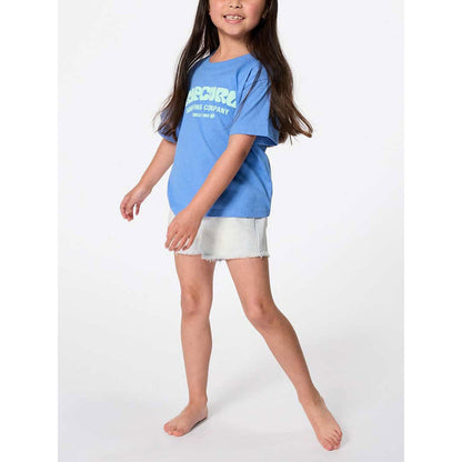Ripcurl Womens SURF PUFF STANDARD TEE - S/S T-Shirt Bleached Denim