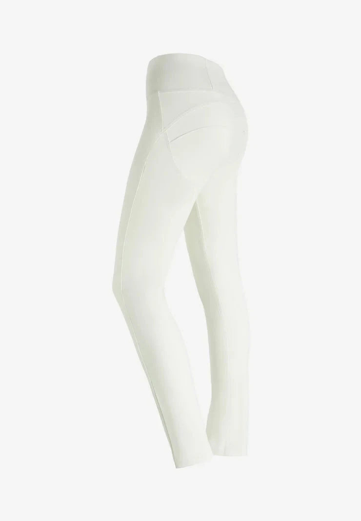 Freddy Womens High Waist Long Length Cotton Pant Lily White | Freddy