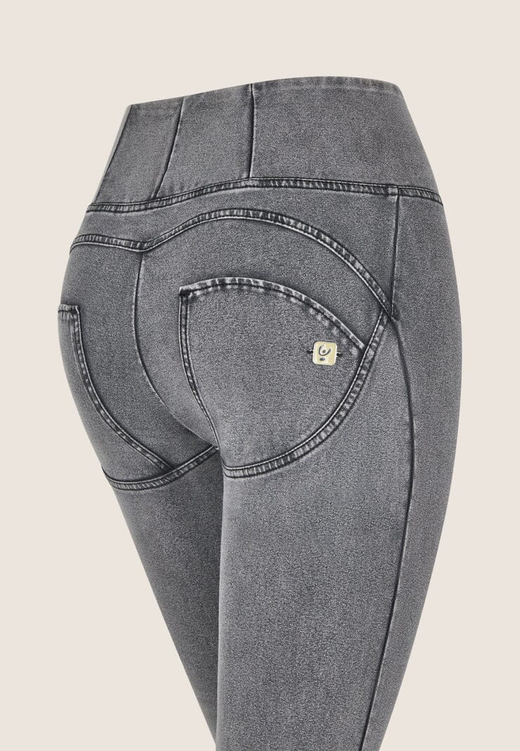Freddy Womens Light Grey High Waist Long Length Jean | Freddy