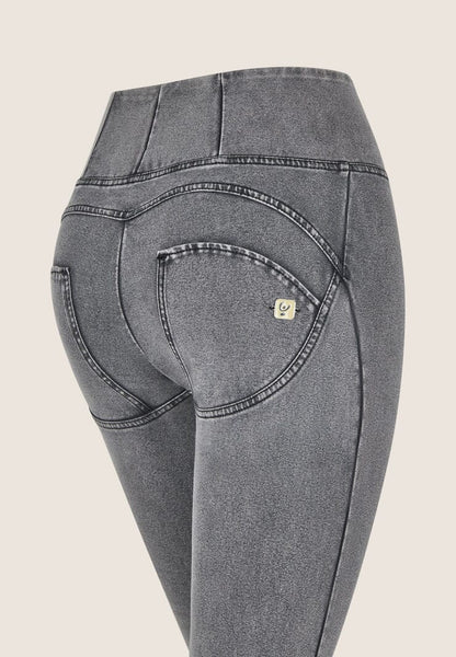 Freddy Womens Light Grey High Waist Long Length Jean | Freddy