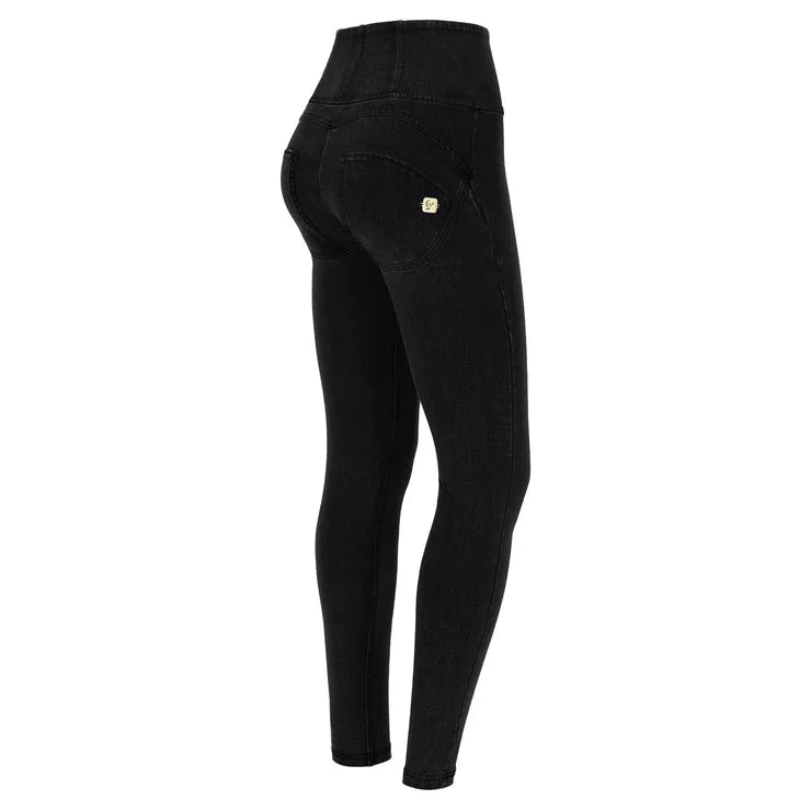 Freddy Womens Black Black Stitch High Waist Long Length Jean | Freddy