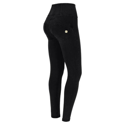 Freddy Womens Black Black Stitch High Waist Long Length Jean | Freddy