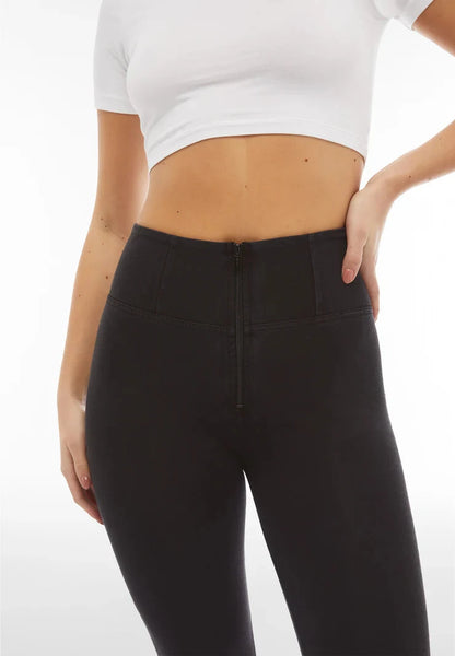 Freddy Womens Black Black Stitch High Waist Long Length Jean | Freddy