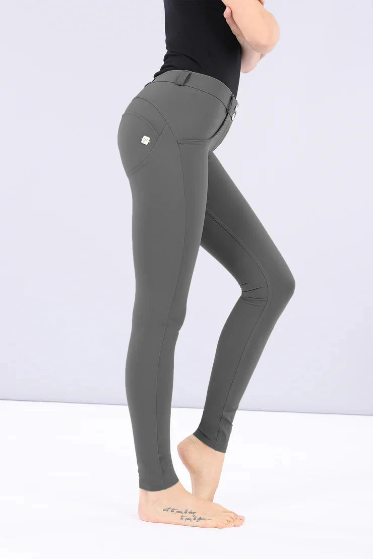 Freddy Womens Diwo Pro Regular Waist Long Length Pant Volcanic Glass | Freddy