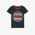 Guess Kids Round Print Crew Tee Blue | Guess