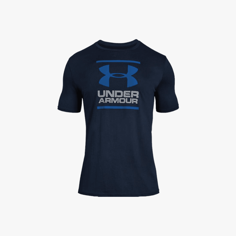 Under Armour Mens Gl Foundation Short Sleeve Tee Academy / Black | Under Armour