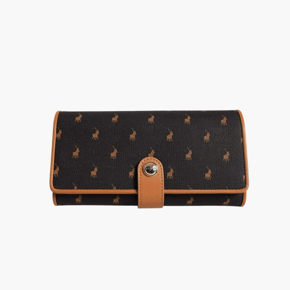 Polo New Iconic Trifold Purse Brown | Polo