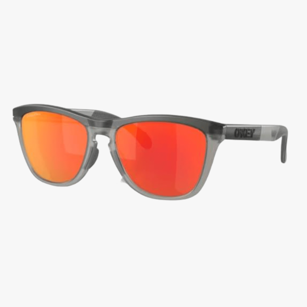 Oakley Frogskin Prizm Ruby Matte Grey Smoke/Grey Ink – Brands Megastore