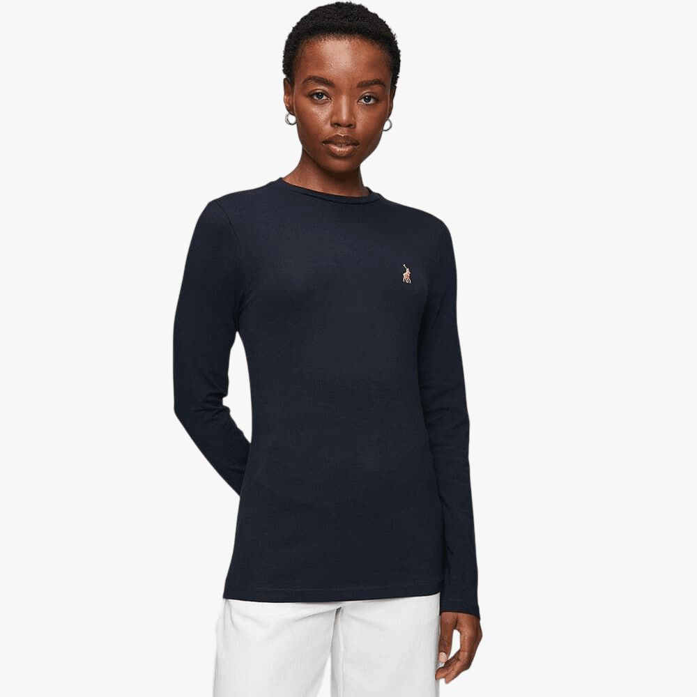 Polo Womens Alice Long Sleeve Tee Navy | Polo
