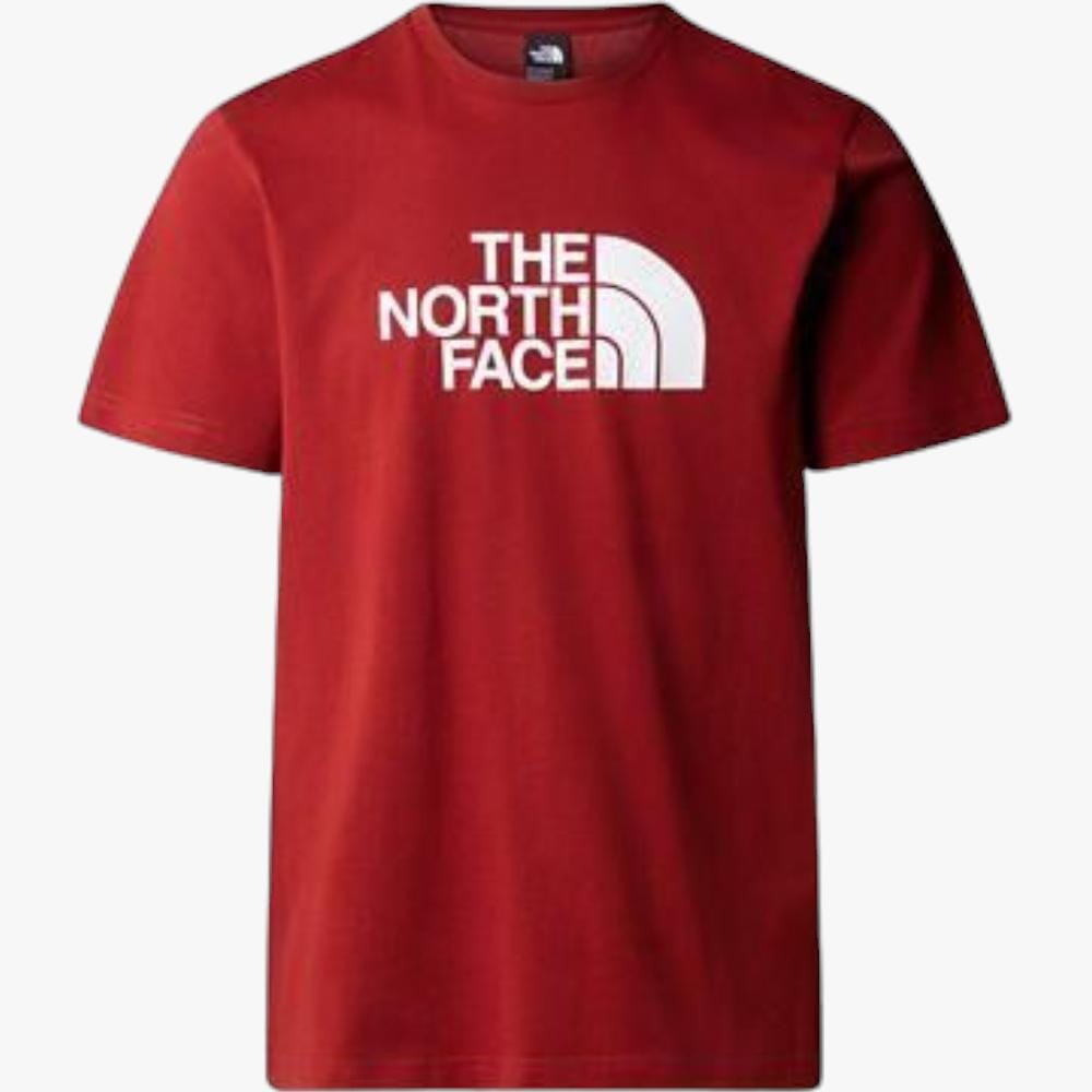 The North Face Mens Easy Short Sleeve Tee Iron Red The North Face
