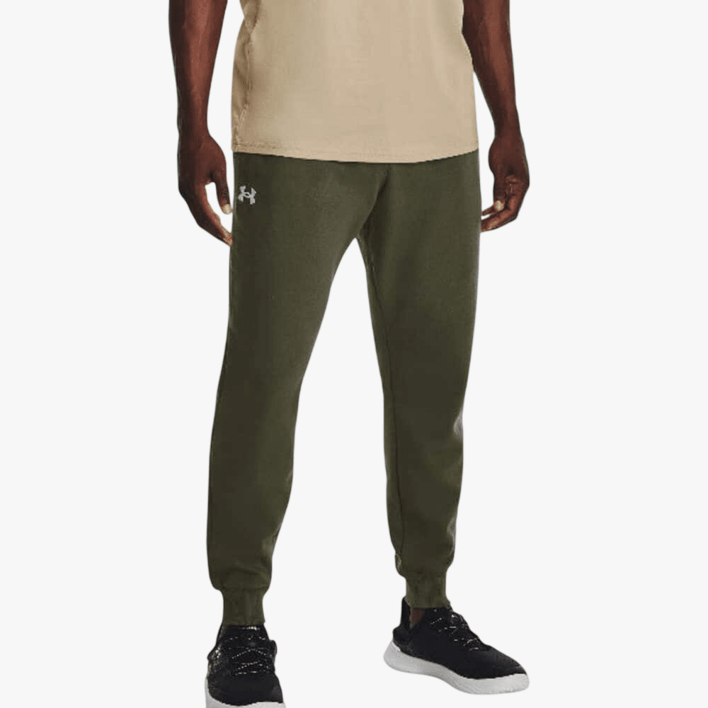 Under Armour Mens Rival Fleece Jogger 390 Olive | Under Armour