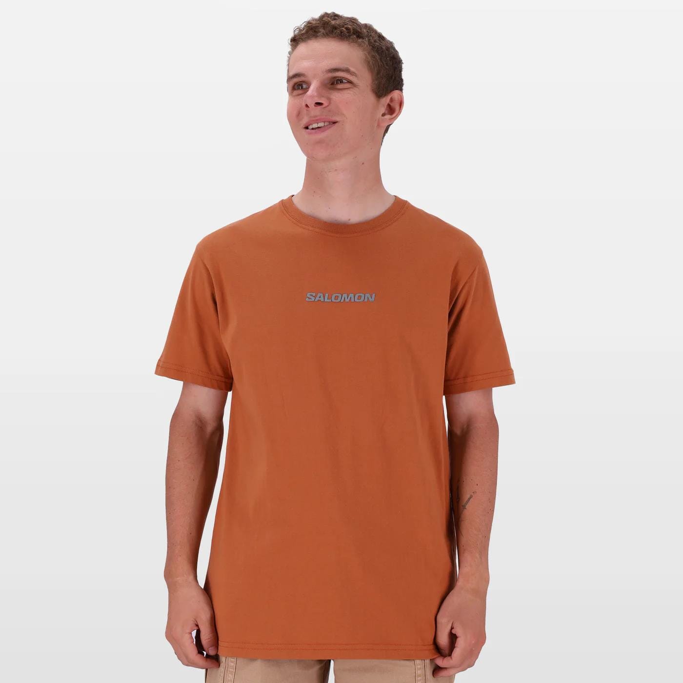 Salomon Mens Logo Short Sleeve Tee Sierra | Salomon