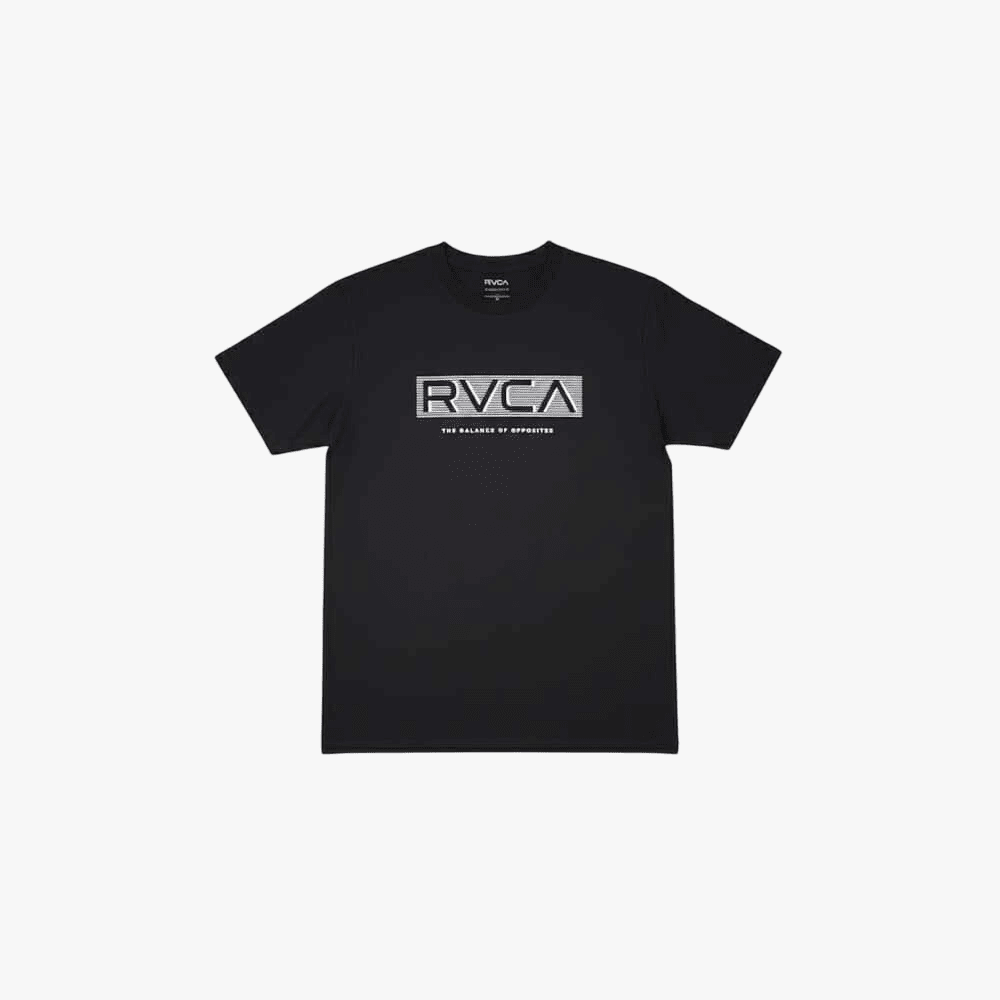 Rvca Mens Sprints Short Sleeve Tee Off Black | Rvca
