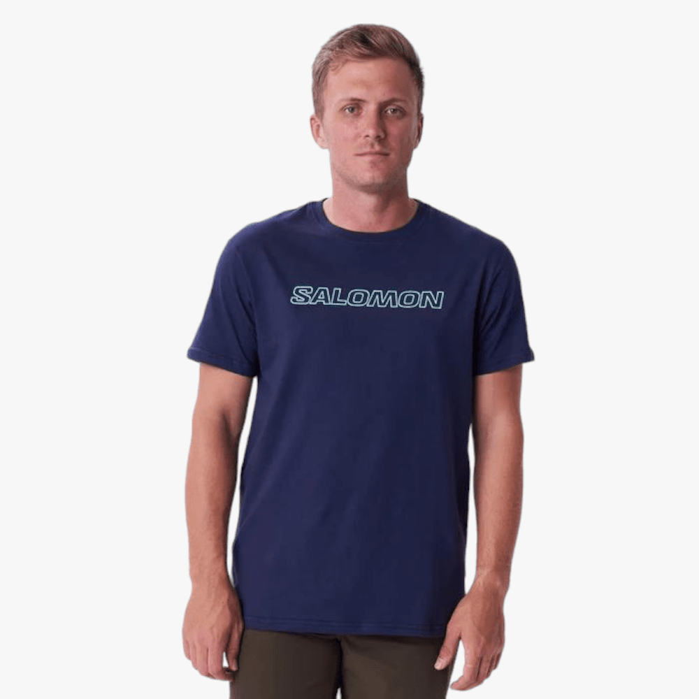 Salomon Mens Baltoro Short Sleeve Tee Night Sky | Salomon