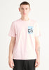 Calvin Klein Mens Box Graphic Tee Pink | Calvin Klein