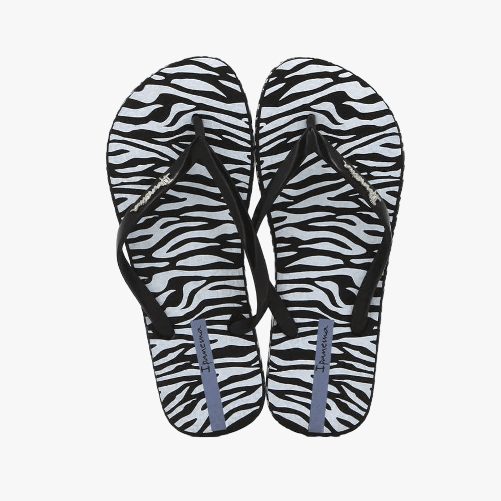 Ipanema Ladies Animal Chic Sandal Black White | Ipanema