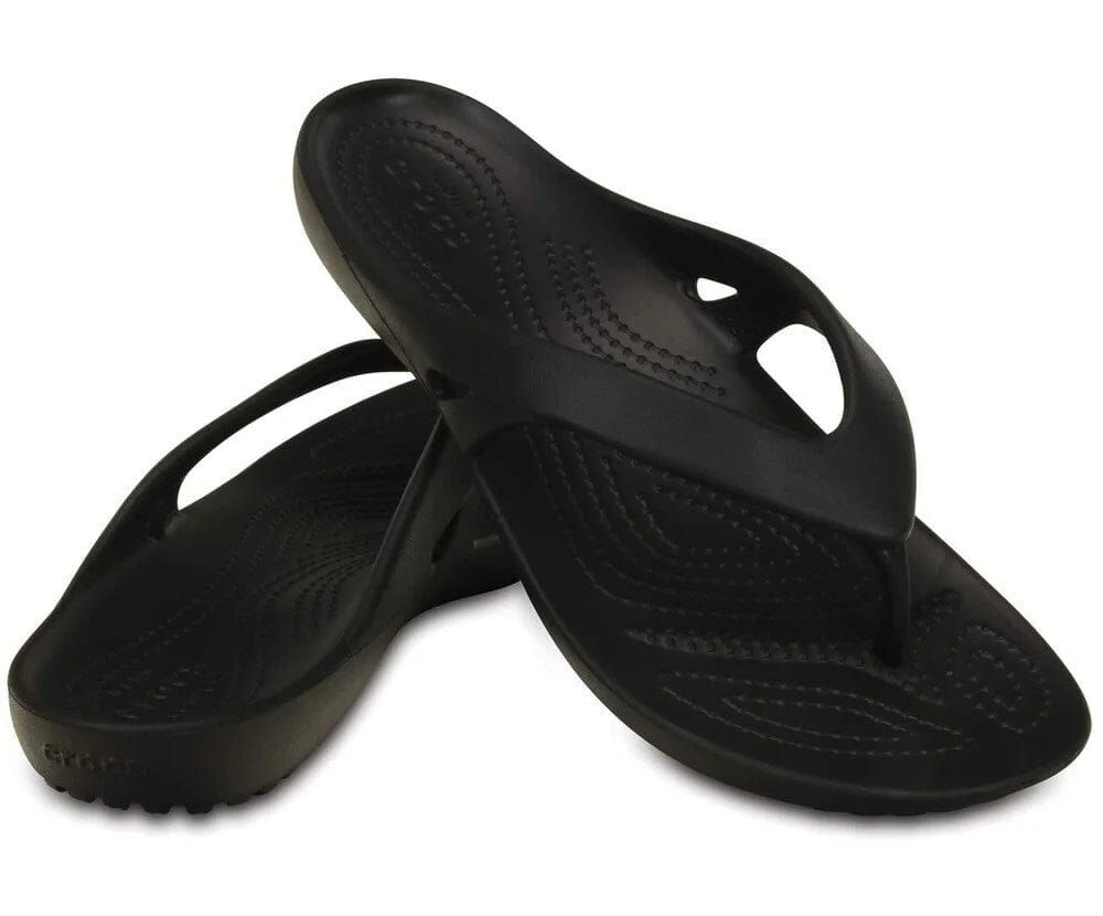 Crocs Womens Kadee Flip Ii Black | Crocs