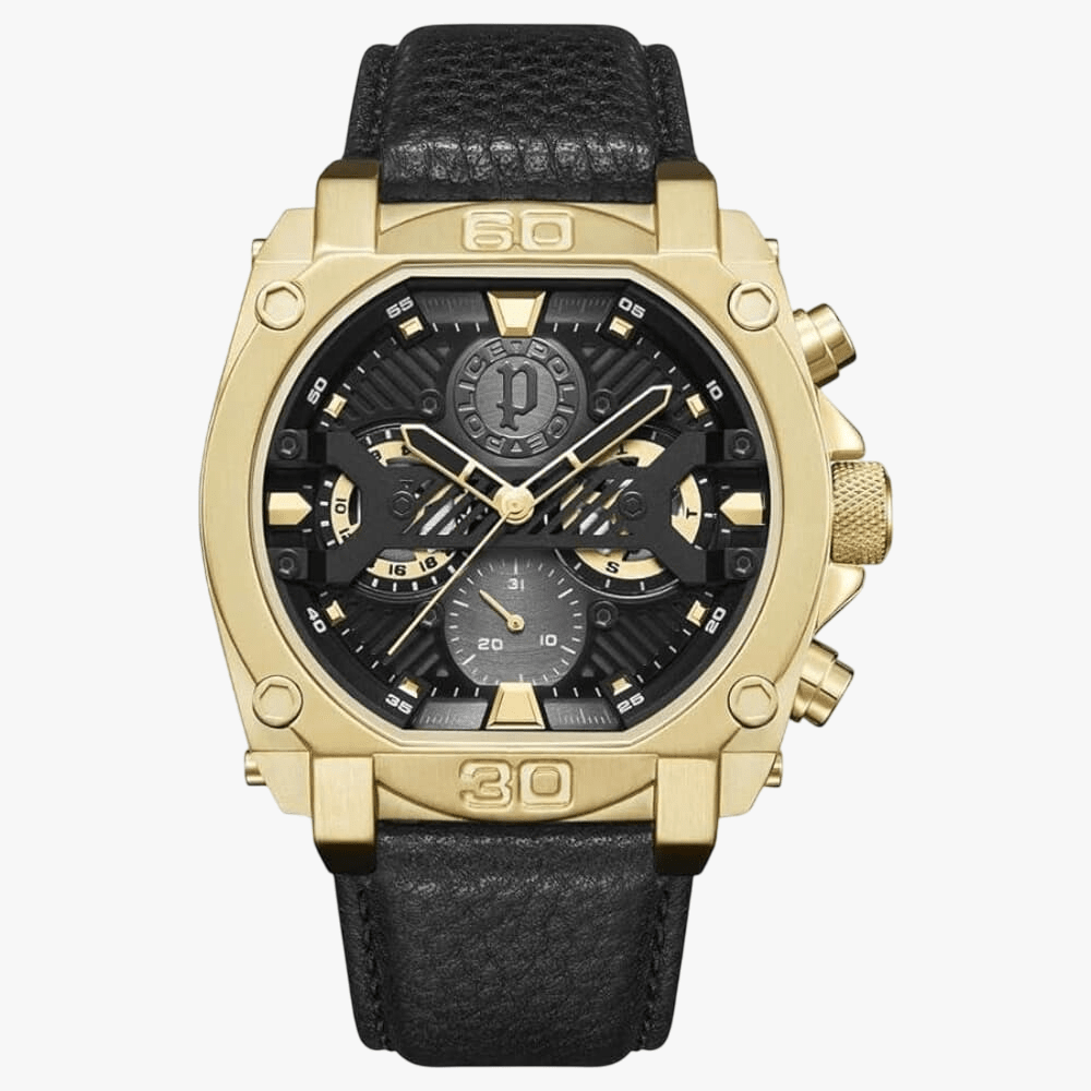 Police Gents Norwood Watch Gold Steel | Police