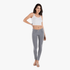Freddy Ladies Regular Waist Long Length Cotton Pant Mel Grey | Freddy