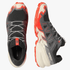 Salomon Mens Speedcross 6 Trail Sneaker Black Fiery Red Almond | Salomon