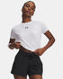 Under Armour Womens Rival Core Baby Tee White | Under Armour