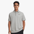 Under Armour Mens Tech Short Sleeve Golfer 069 Titanium | Under Armour