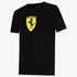 Puma Mens Ferrari Race Colored Big Shield Short Sleeve Tee Black Puma