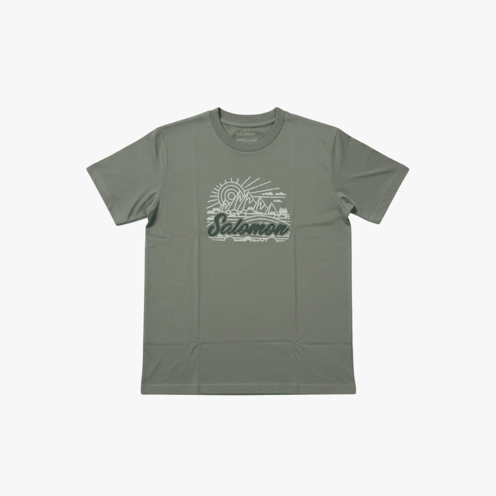 Salomon Womens New Horizons Short Sleeve Tees Laurel Wreath | Salomon