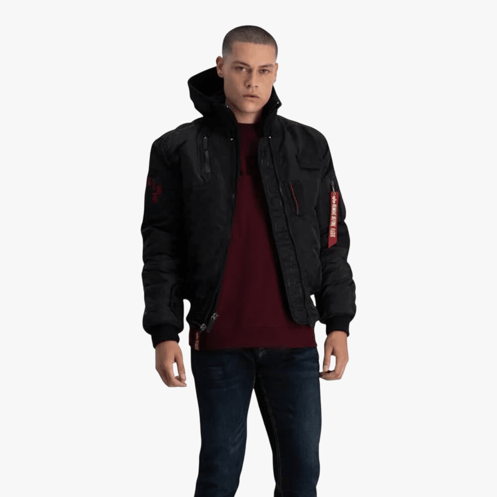 Alpha Industries Mens Oxygen Jacket 002 Black | Alpha Industries