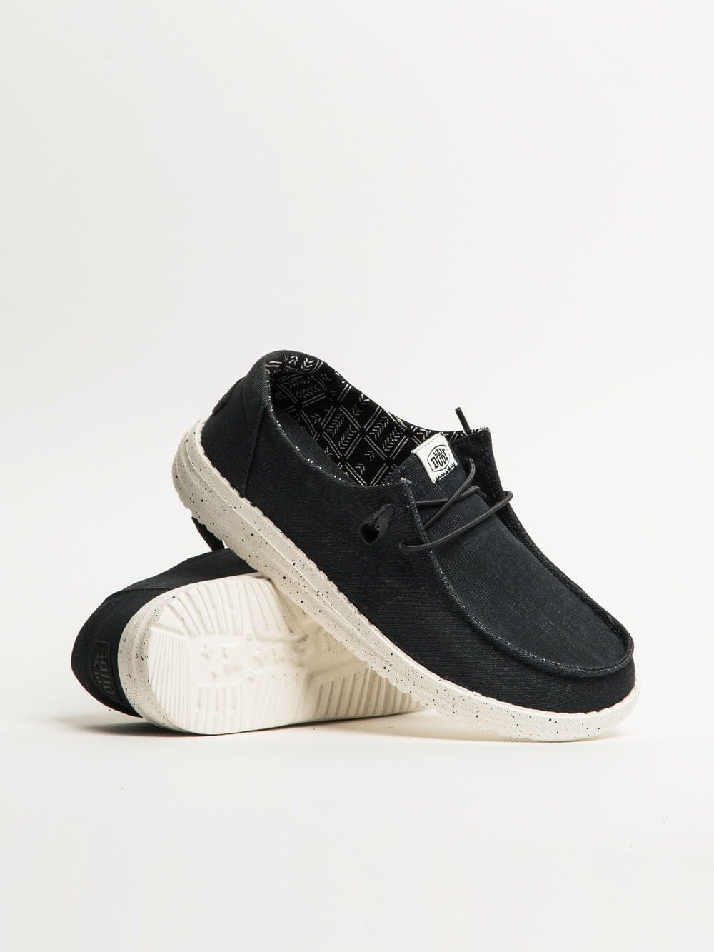 Hey Dude Womens Wendy Stretch Canvas Black