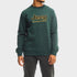 Jeep Mens Core Applique Crew Sweater Green2 | Jeep